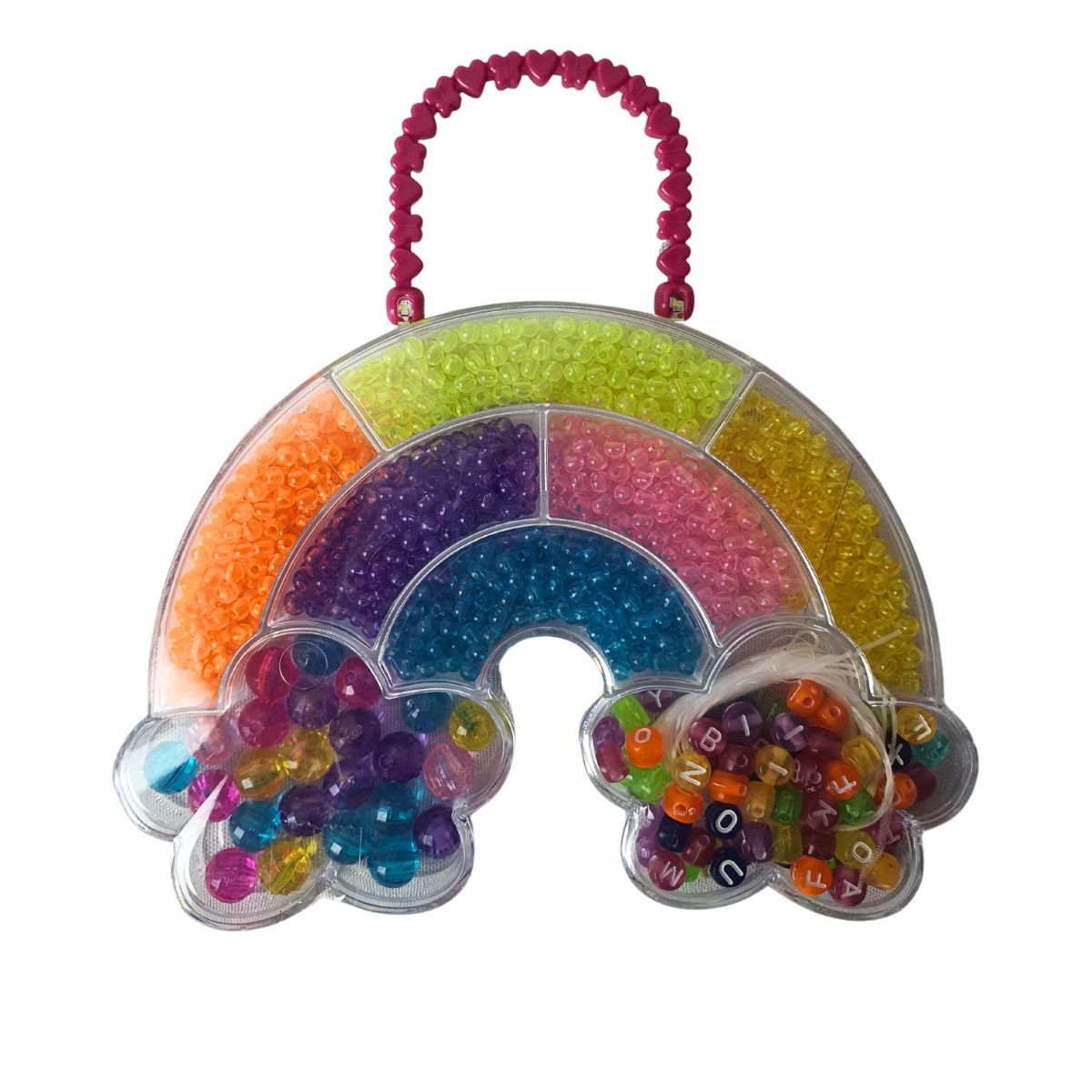 Kit Pocket Miçangas Colorida Arco Iris - DM Toys Kit Pocket Miçangas Colorida Arco Iris - DM Toys